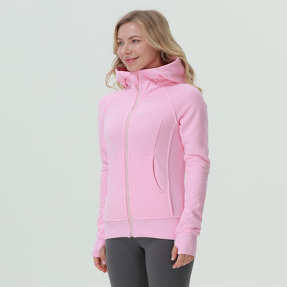 Full Zip long sleeve hoodie