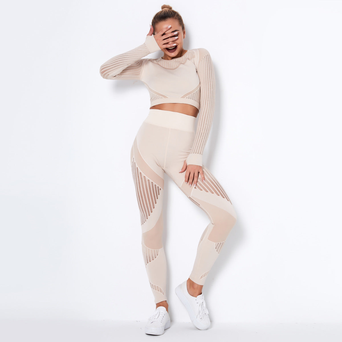 Long-Sleeved Yoga suit