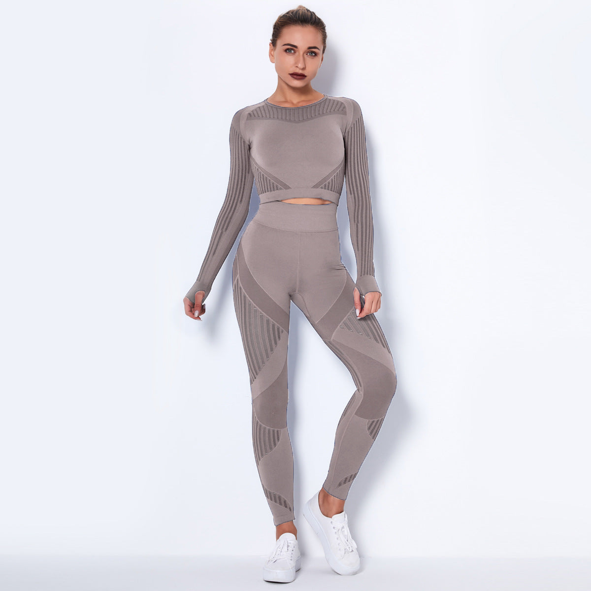 Long-Sleeved Yoga suit