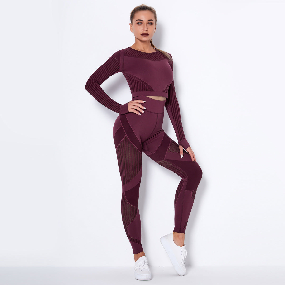 Long-Sleeved Yoga suit