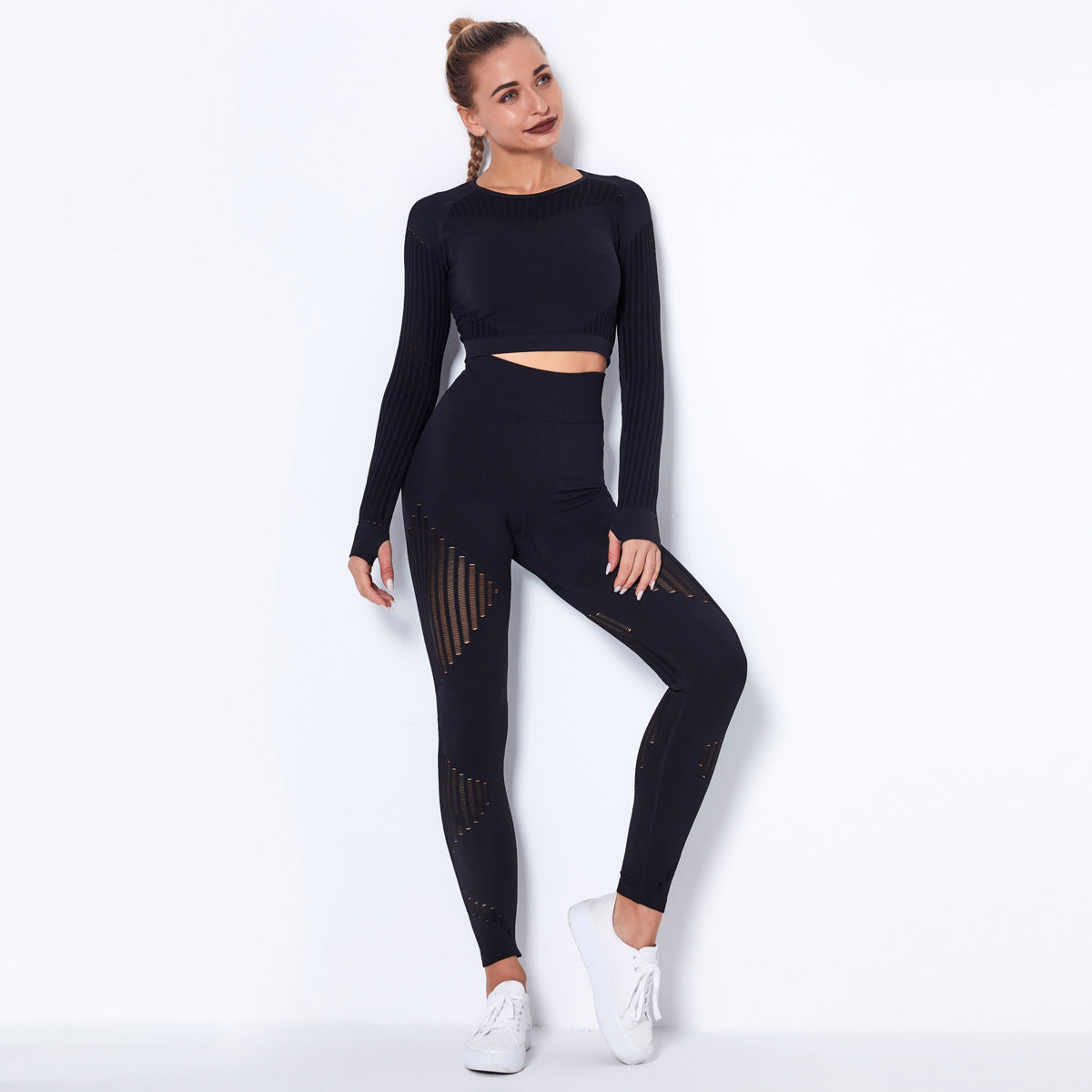 Long-Sleeved Yoga suit